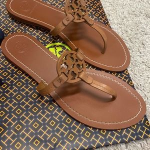 Brand New Tory Burch leather sandals. Size 8